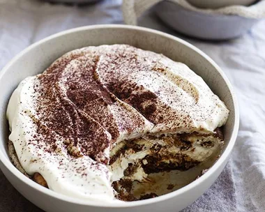 Tiramisu recipe.