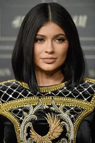 Kylie Jenner at the Balmain x H&M Show.