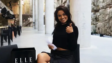 Model Shanina Shaik plays ELLE Magazine Australia's Mystery Box Challenge.