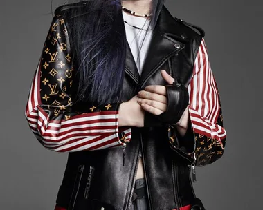 Grimes photographed by K.S courtesy of Louis Vuitton.