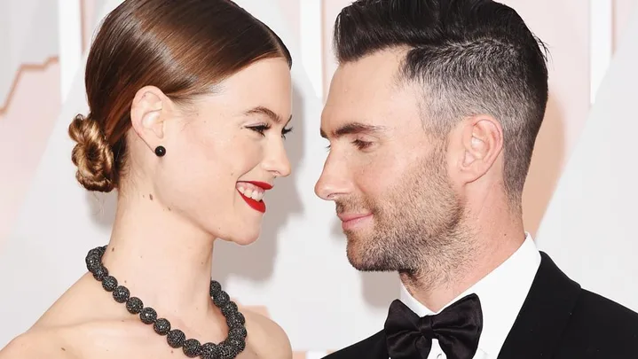 Behati Prinsloo and Adam Levine