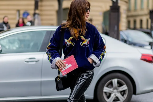 Street style bomber jacket