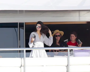 Kendall Jenner and Harry Styles on vacatin in St Barts.