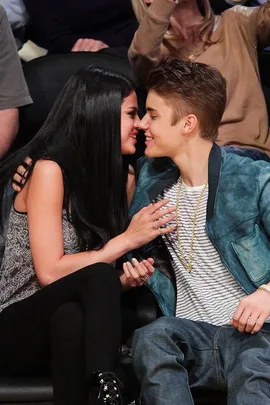 Justin Bieber and Selena Gomez.