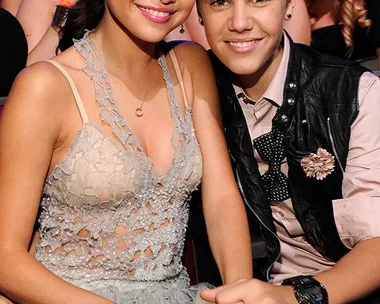 Justin Bieber and Selena Gomez.