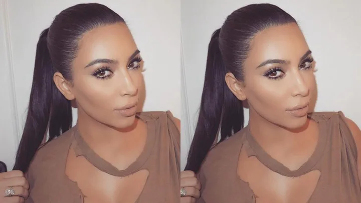 Kim Kardashian selfie.