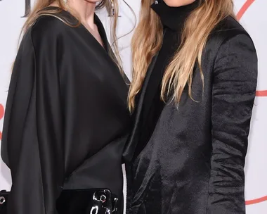 Ashley Olsen and Mary-Kate Olsen at the 2015 CFDA Fashion Awards