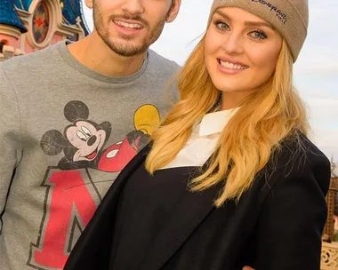 Zayn Malik and Perrie Edwards at Disneyland.