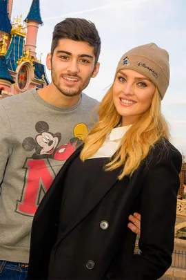 Zayn Malik and Perrie Edwards at Disneyland.