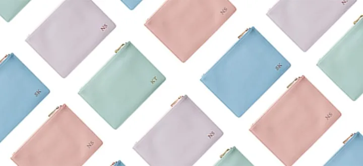 tde's new pastel clutches are now available