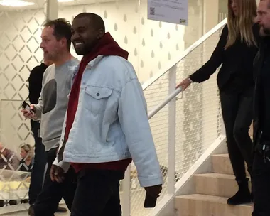 Kanye West visits IKEA