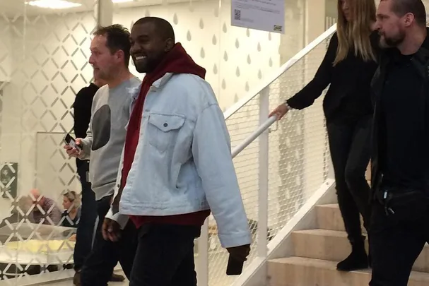 Kanye West visits IKEA