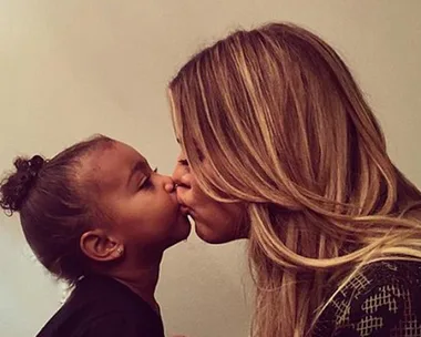 khloe kardashian and north west