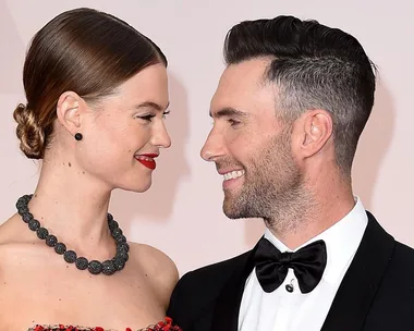 Adam Levine and Behati Prinsloo.