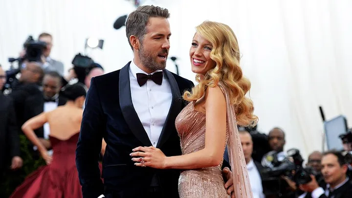 Blake Lively and Ryan Reynolds.