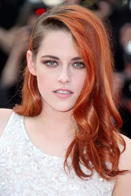 Kristen Stewart red hair.