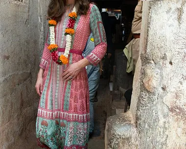 Kate Middleton in India 2016.