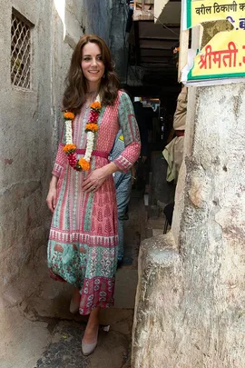 Kate Middleton in India 2016.