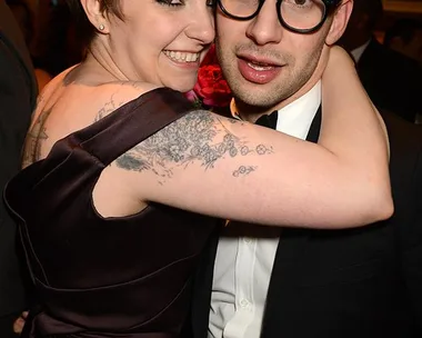 Lena Dunham and Jack Antonoff.