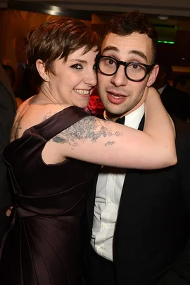 Lena Dunham and Jack Antonoff.