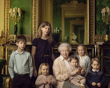 Queen Elizabeth's 90th birthday portrait.