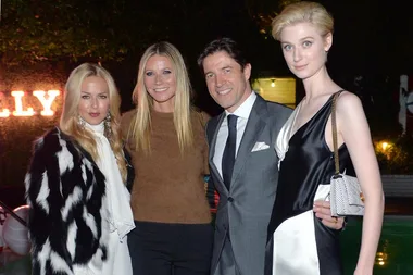 bally dinner rachel zoe gwyneth paltrow elizabeth debicki