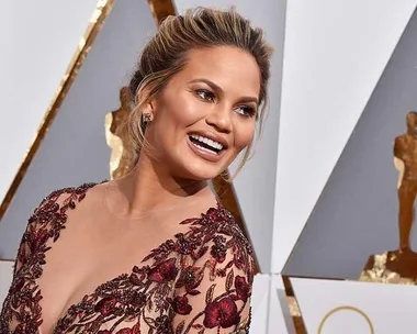 Chrissy Teigen at the 2016 Oscars.