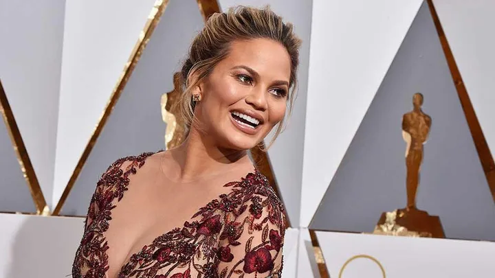 Chrissy Teigen at the 2016 Oscars.