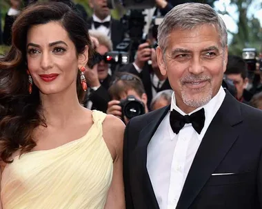 George and Amal Clooney arrive at the Cannes Film Festival premiere of 'Money Monster'