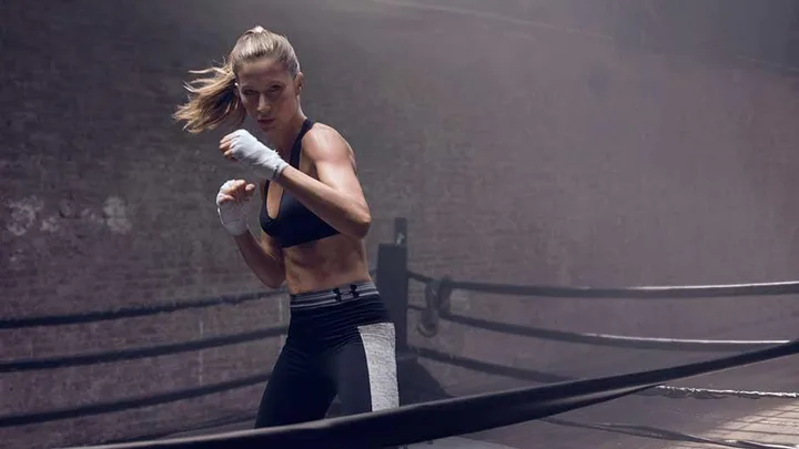 Gisele Bundchen appears in an ad campaign for Under Armour