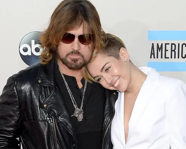 Billy Ray Cyrus and Miley.