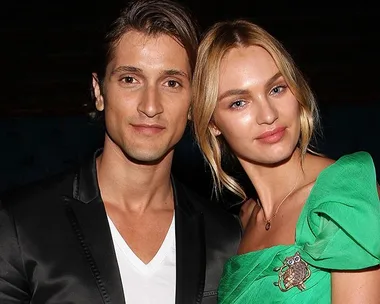 Candice Swanepoel and Hermann Nicoli.