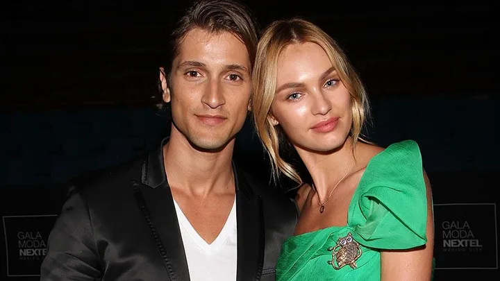 Candice Swanepoel and Hermann Nicoli.