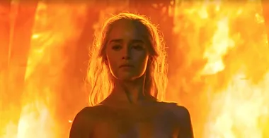 Daenerys Targaryen in Game of Thrones.