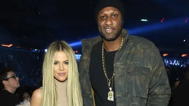 Khloe Kardashian and Lamar Odom.