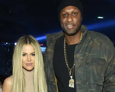 Khloe Kardashian and Lamar Odom.