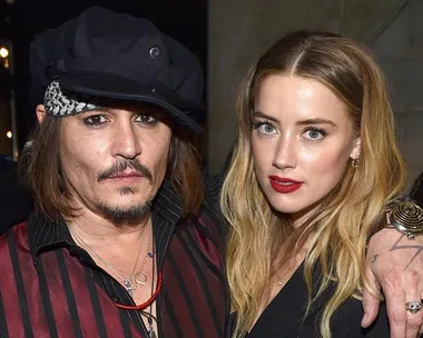 Johnny Depp and Amber Heard.