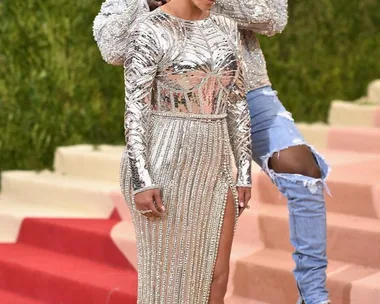 Kanye West Kim Kardashian Met Gala