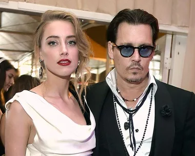 Johnny Depp and Amber Heard.