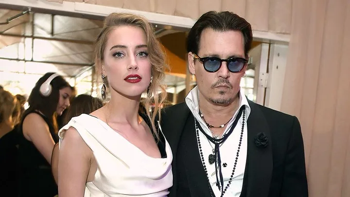 Johnny Depp and Amber Heard.