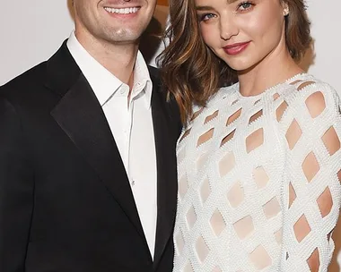 Miranda Kerr and Evan Spiegel.