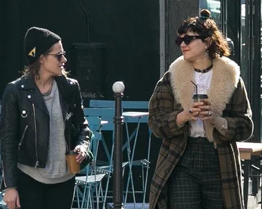 Kristen Stewart and Soko in Paris in March 2016.