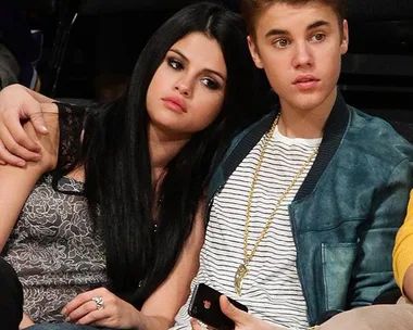 Selena Gomez and Justin Bieber.