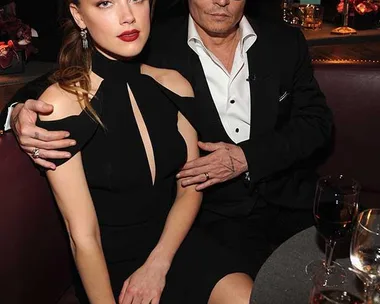 Actress Amber Heard and Johnny Depp attend Spike TV's 'Don Rickles: One Night Only' on May 6, 2014 in New York City.