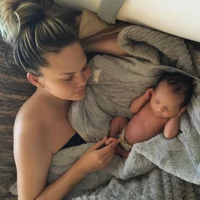 Chrissy Teigen and daughter Luna Stephens