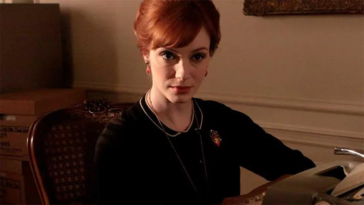 Christina Hendricks as Joan Holloway in 'Mad Men'