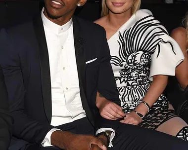 Professional basketball player Nick Young (L) and singer Iggy Azalea attend the 2014 MTV Video Music Awards