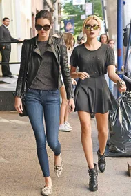 Kendall Jenner and Hailey Baldwin