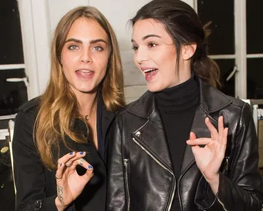 Cara Delevingne and Kendall Jenner.