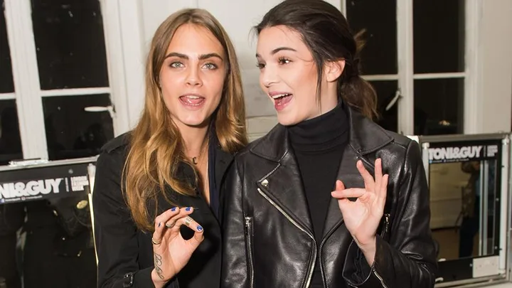 Cara Delevingne and Kendall Jenner.